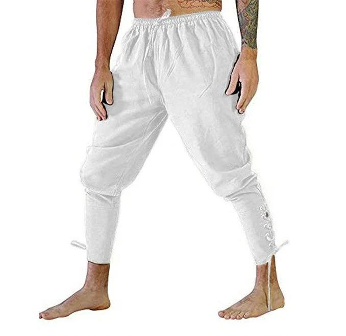 WorldNorse Viking Traditionelle Kostümhose mit Knöchelschnürung
