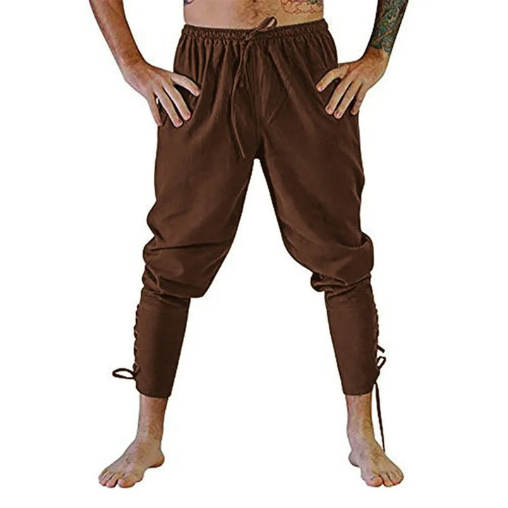 WorldNorse Viking Traditionelle Kostümhose mit Knöchelschnürung