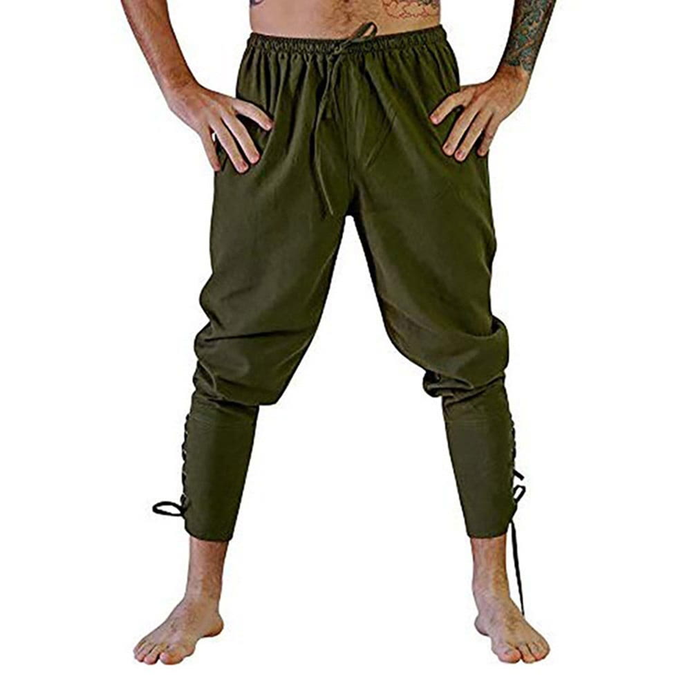WorldNorse Viking Traditionelle Kostümhose mit Knöchelschnürung