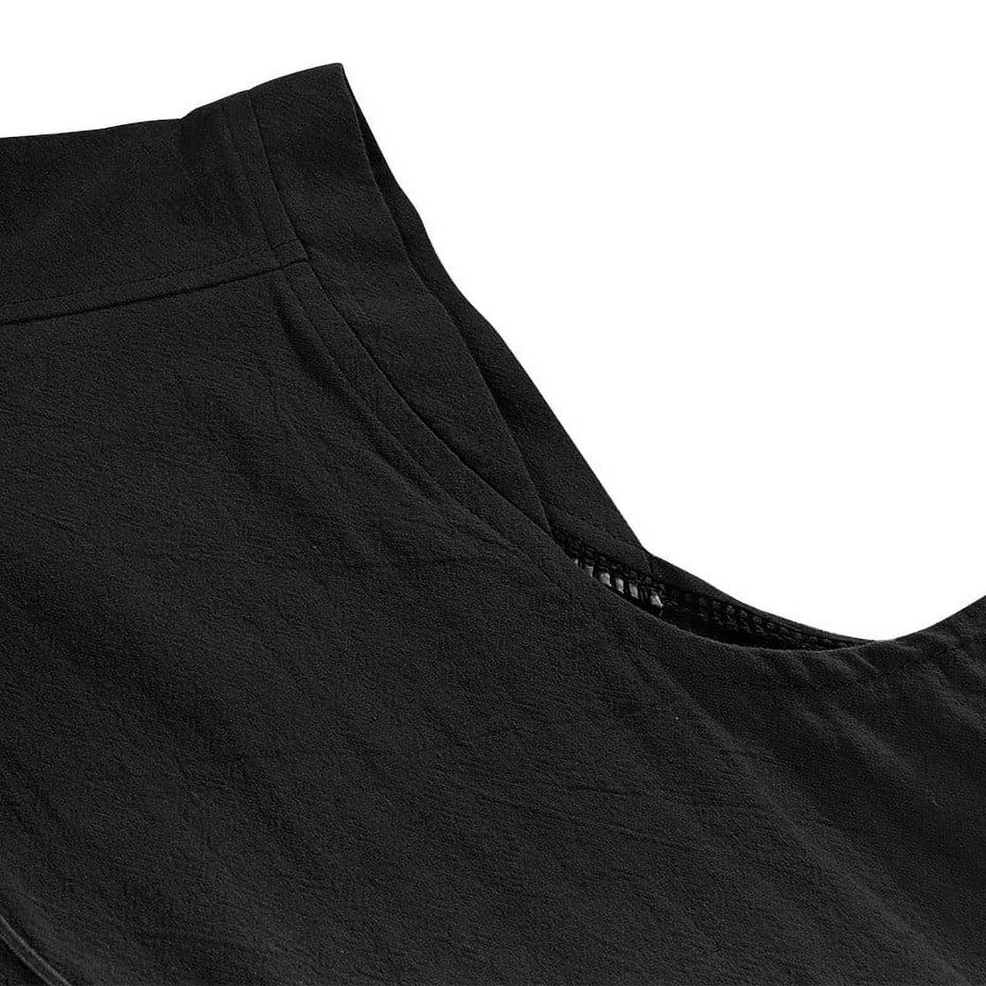 WorldNorse Mittelalterliches ärmelloses Kostümhemd mit Schnürkragen - image 16