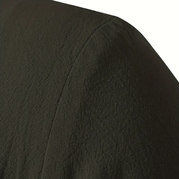 WorldNorse Mittelalterliches Henley-Kostümhemd mit Schnürung