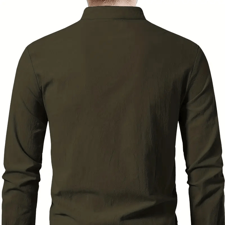WorldNorse Mittelalterliches Henley-Kostümhemd mit Schnürung - image 18