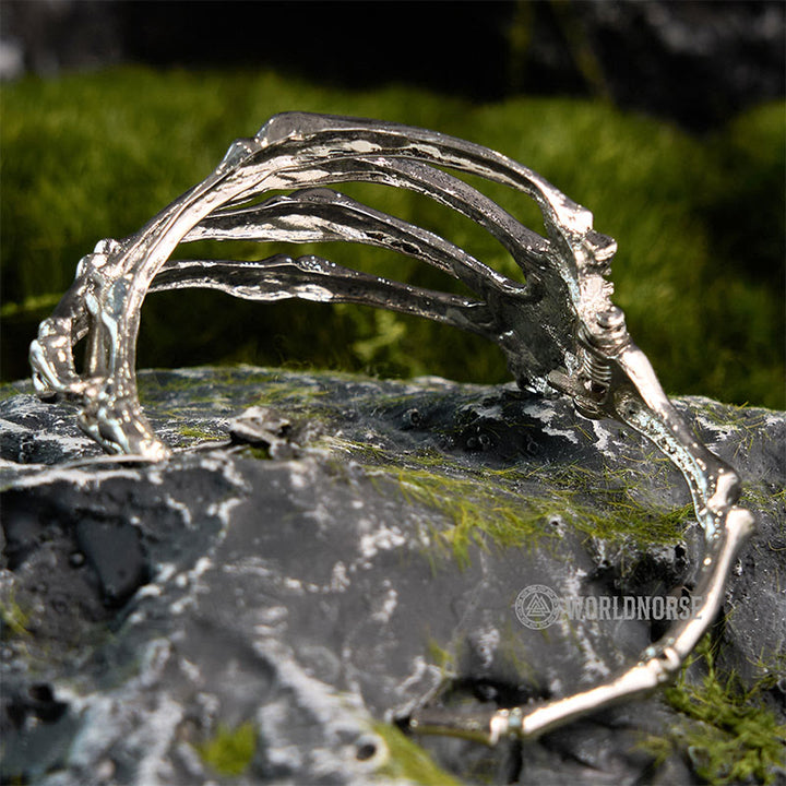 WorldNorse Skelett Toten Geist Kralle Armband