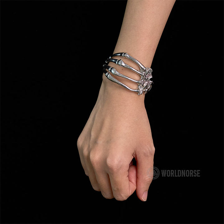 WorldNorse Skelett Toten Geist Kralle Armband