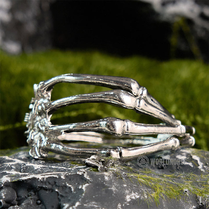 WorldNorse Skelett Toten Geist Kralle Armband