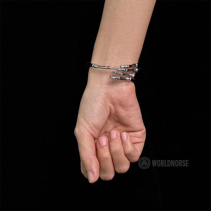 WorldNorse Skelett Toten Geist Kralle Armband