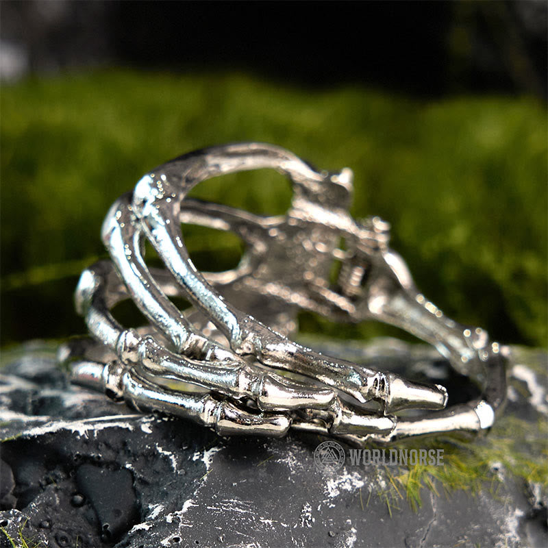 WorldNorse Skelett Toten Geist Kralle Armband