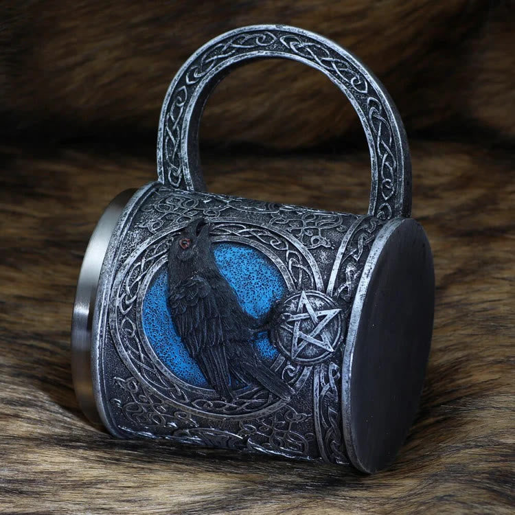 WorldNorse Celtic Tribal Moonlight Raven Tasse