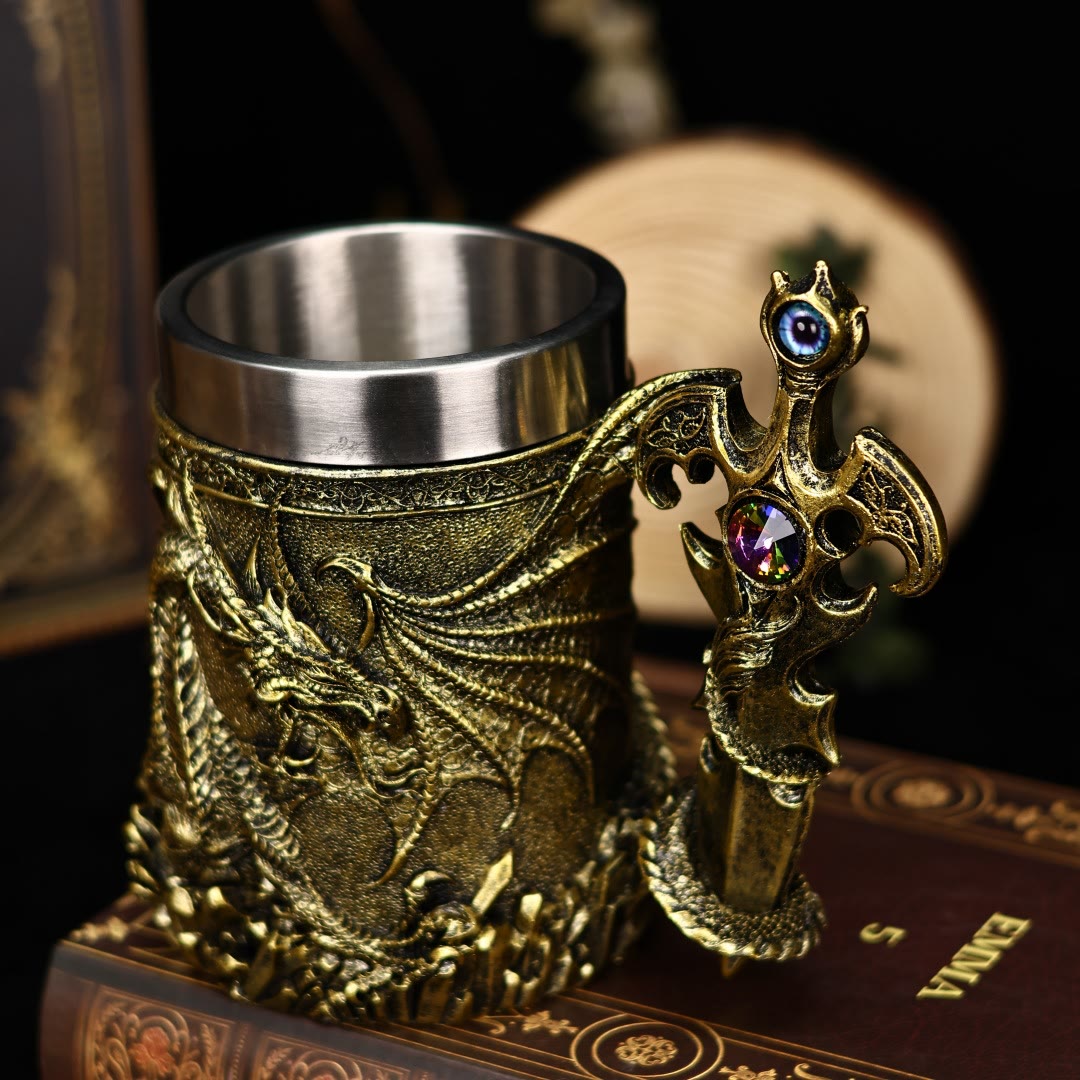 WorldNorse Tasse mit Nordischer Drache