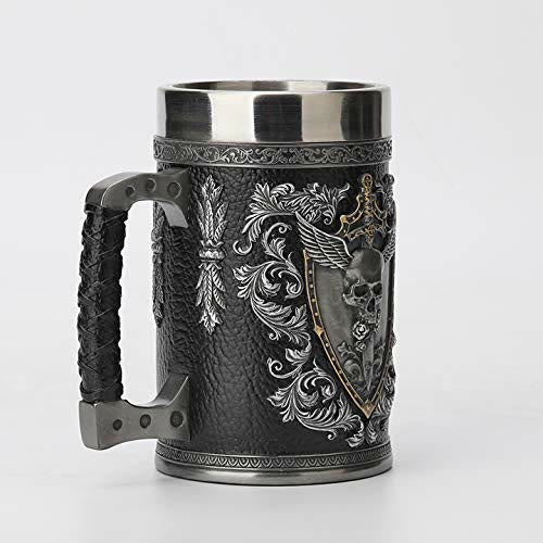 WorldNorse Schwert Schild Tod Grim Tasse
