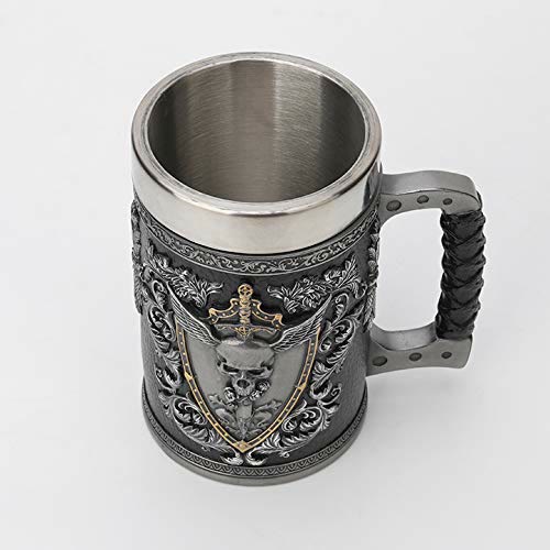 WorldNorse Schwert Schild Tod Grim Tasse