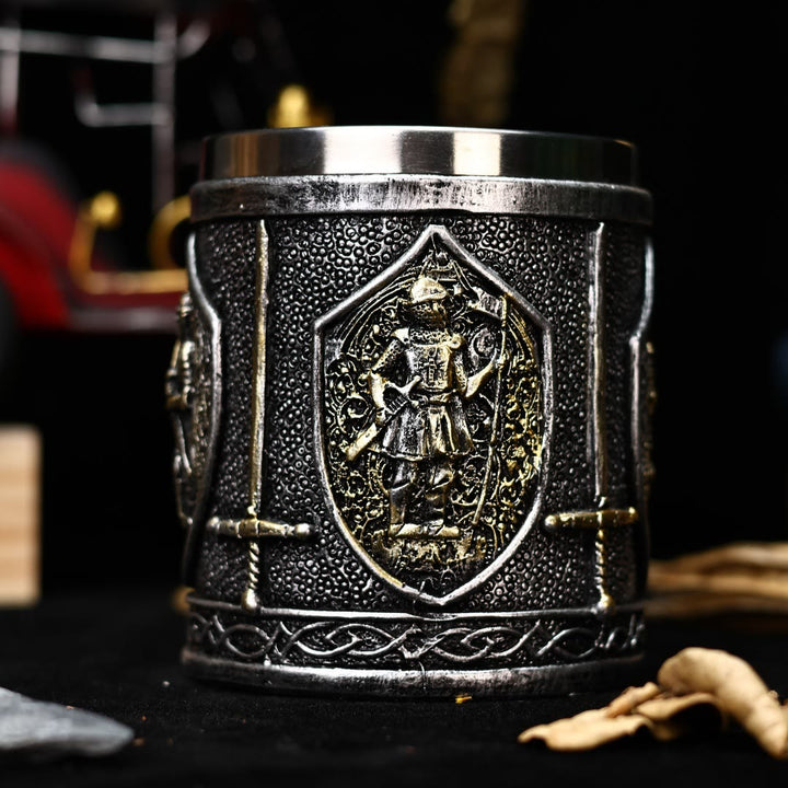 WorldNorse Mittelalterlicher Ritterschwertbecher
