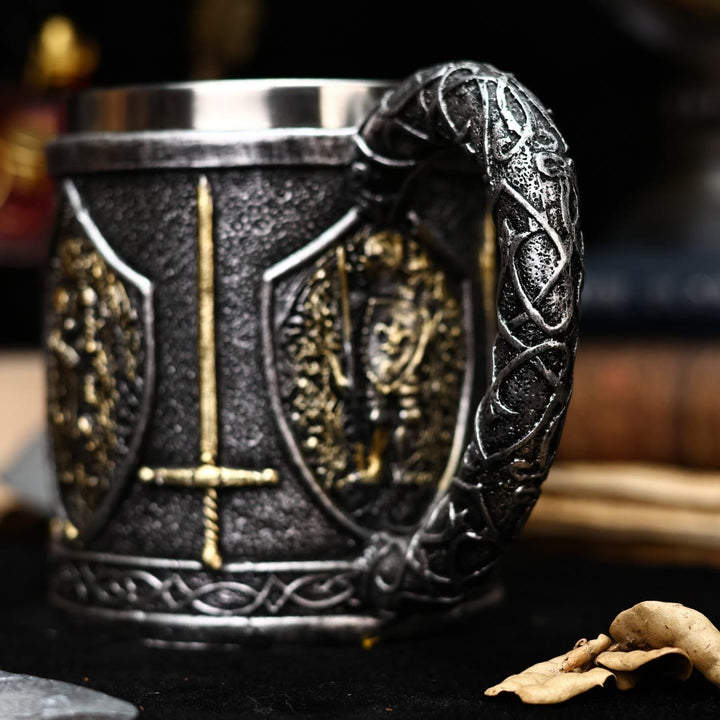 WorldNorse Mittelalterlicher Ritterschwertbecher