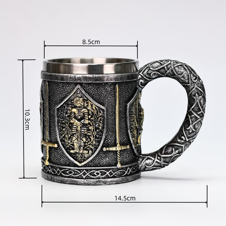 WorldNorse Mittelalterlicher Ritterschwertbecher