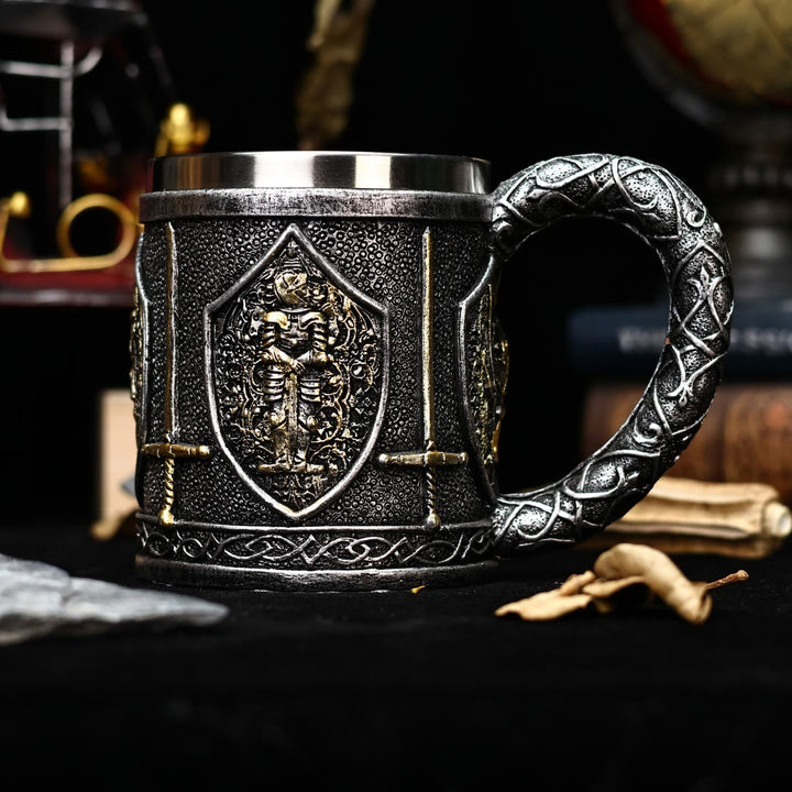 WorldNorse Mittelalterlicher Ritterschwertbecher