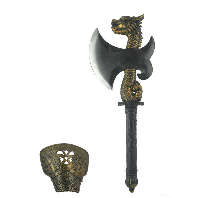 WorldNorse Wikinger-Drachenaxt-Handgelenk-Requisiten