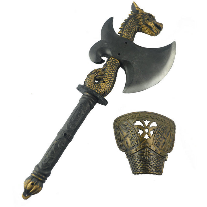 WorldNorse Wikinger-Drachenaxt-Handgelenk-Requisiten