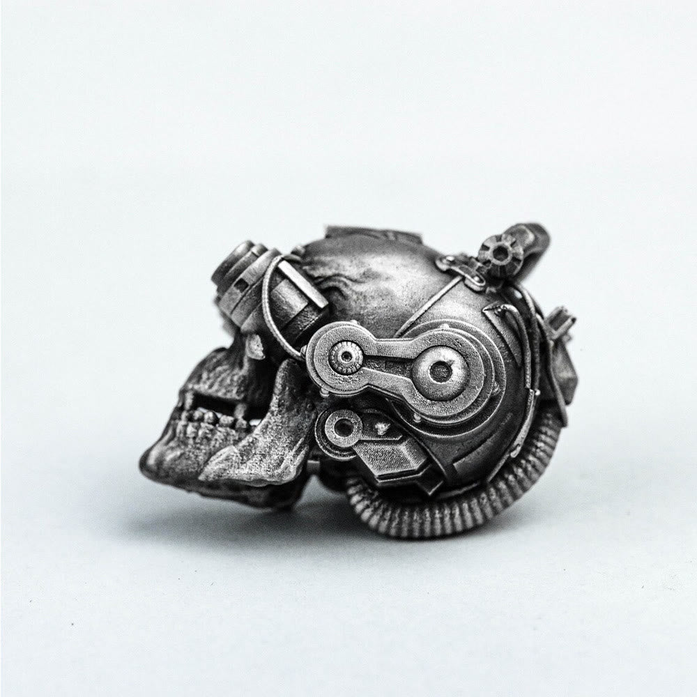 WorldNordische mechanische Totenkopf-Halskette