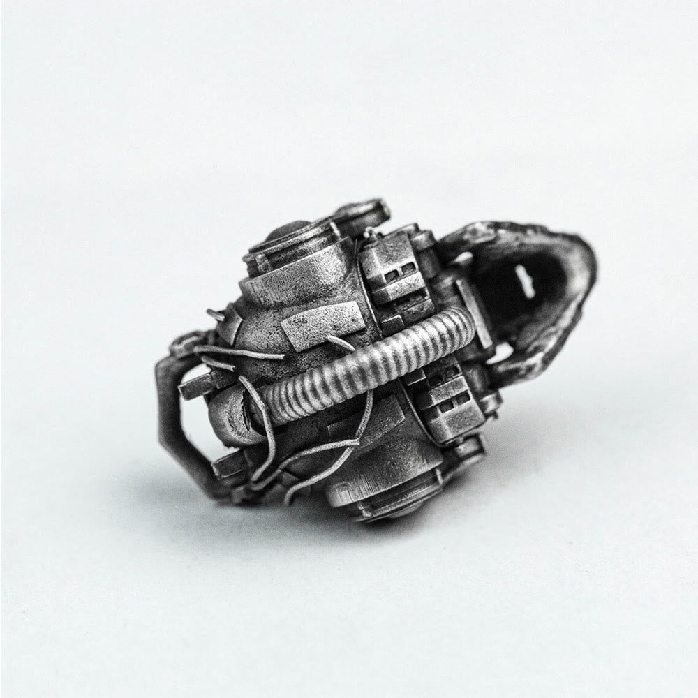 WorldNordische mechanische Totenkopf-Halskette