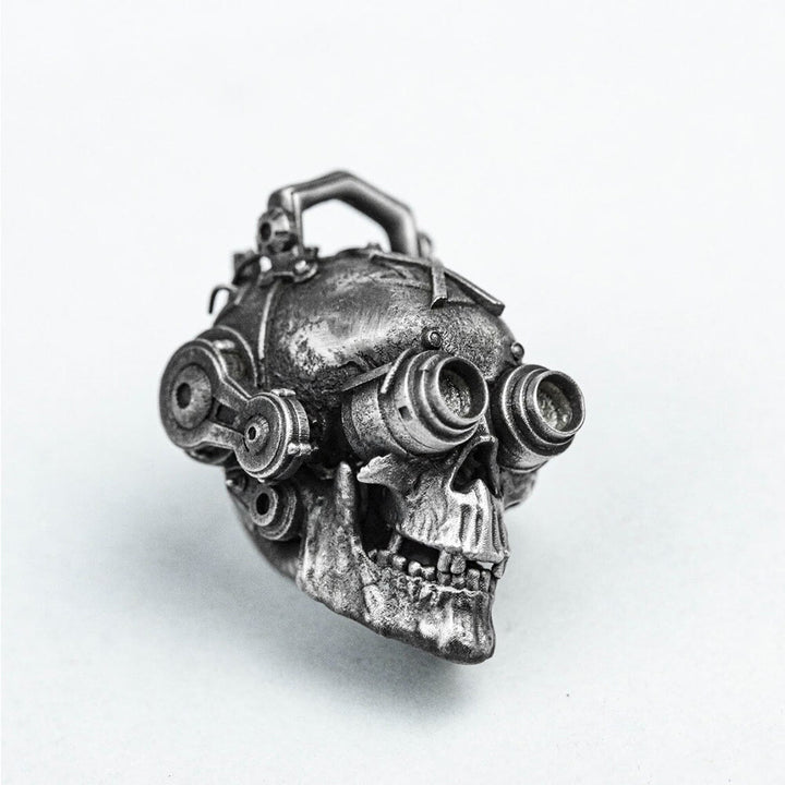 WorldNordische mechanische Totenkopf-Halskette