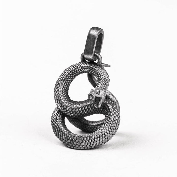 WorldNorse Halskette mit nordischem Jormungandr Anhänger