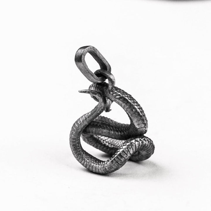WorldNorse Halskette mit nordischem Jormungandr Anhänger