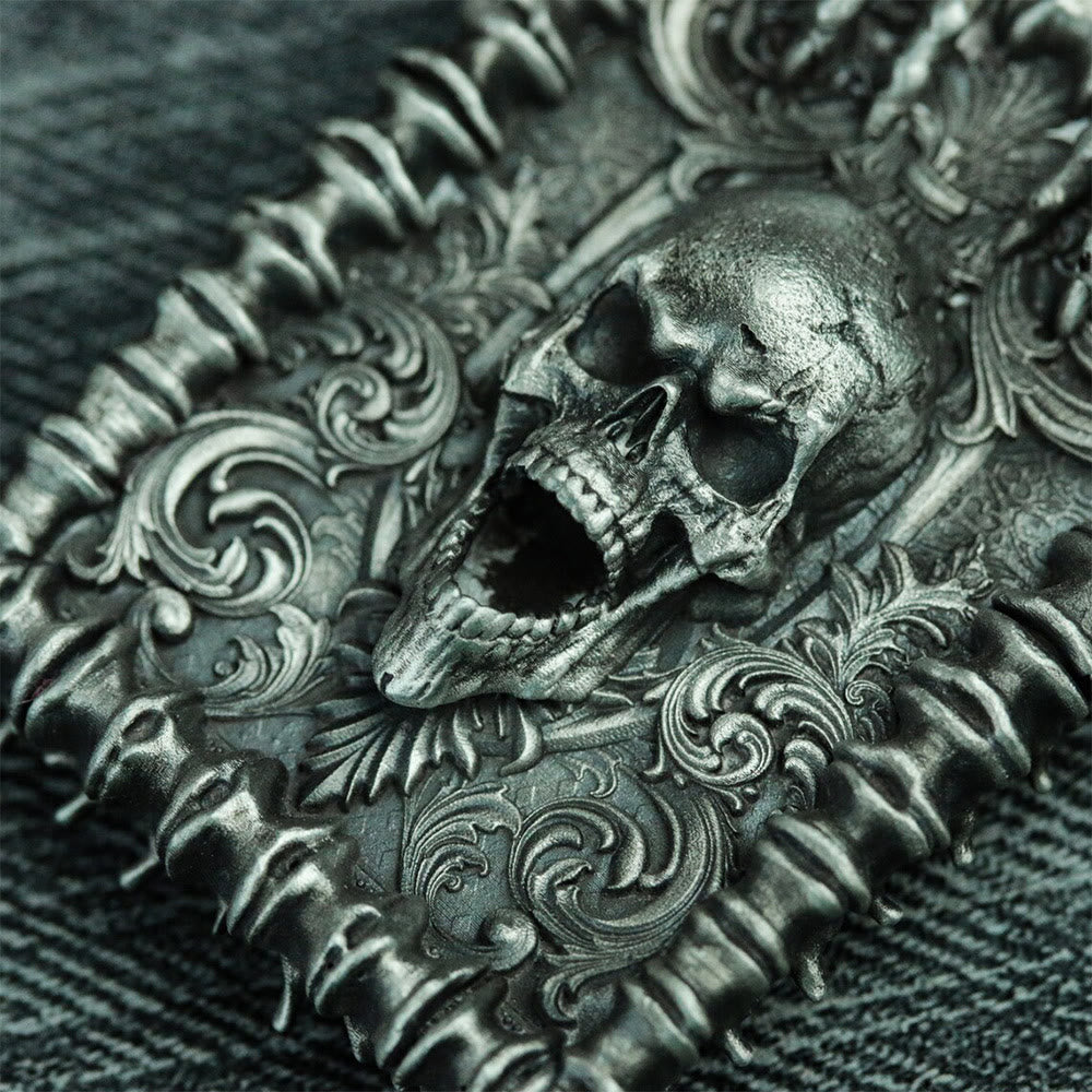 WorldNorse Gothic Totenkopf Hell's Gate Halskette