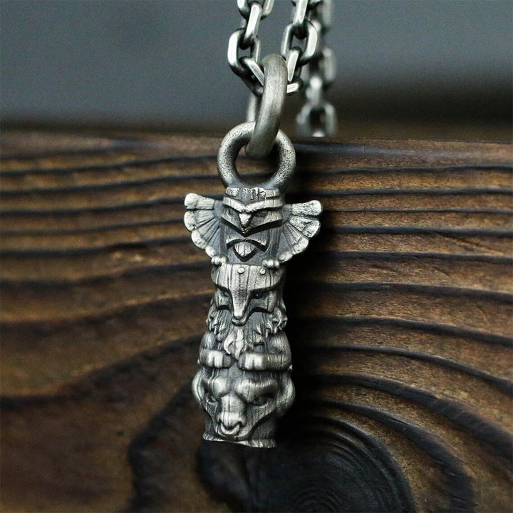 WorldNorse Retro Tribal Totem Halskette