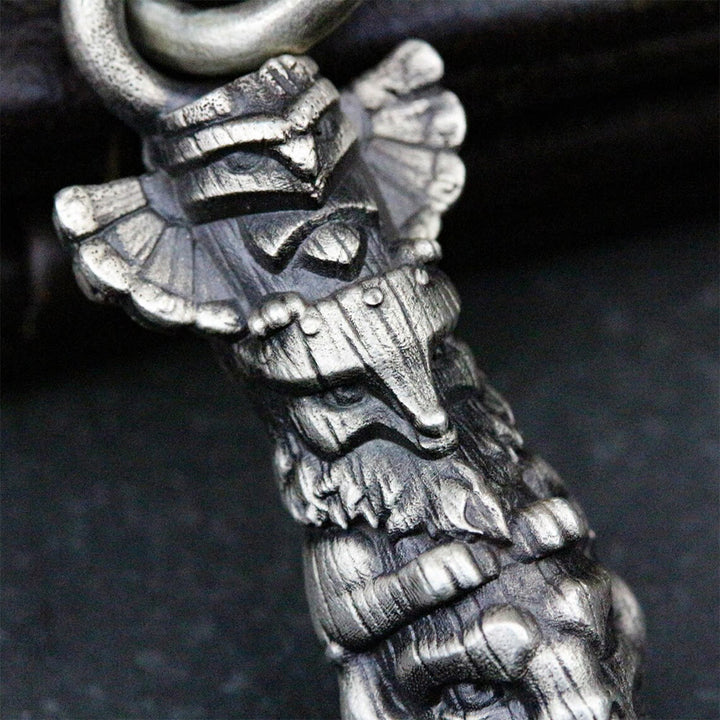 WorldNorse Retro Tribal Totem Halskette
