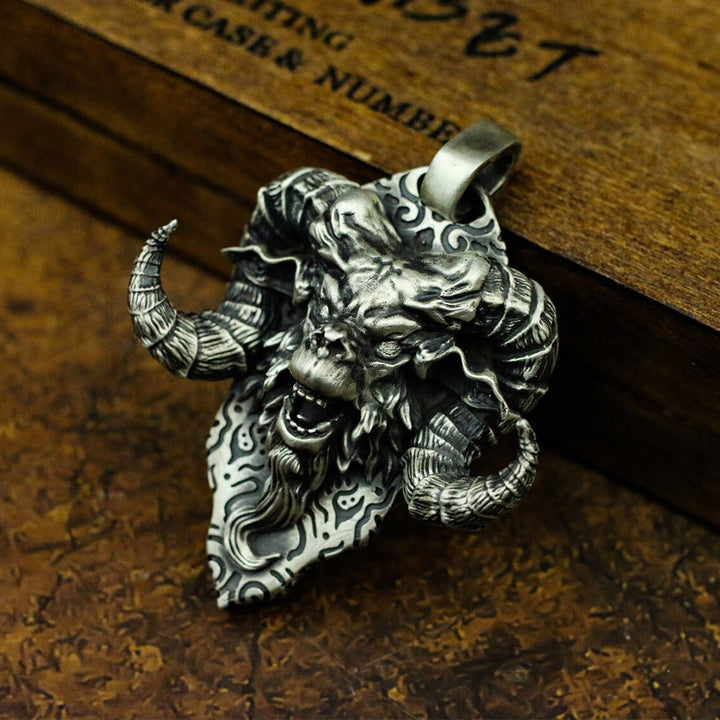 WorldNorse Wrathful Horned Demon Halskette
