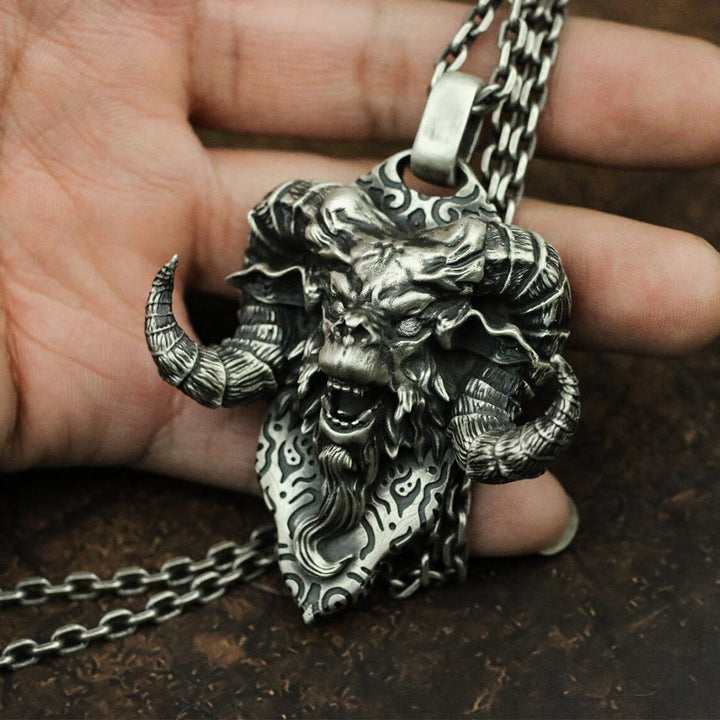 WorldNorse Wrathful Horned Demon Halskette