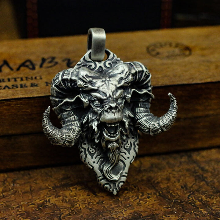 WorldNorse Wrathful Horned Demon Halskette