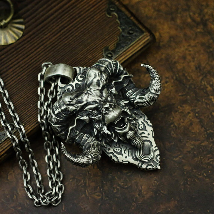 WorldNorse Wrathful Horned Demon Halskette