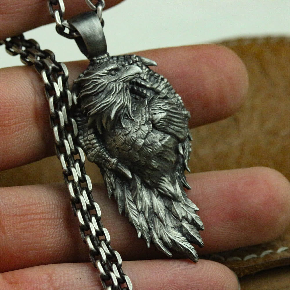 WorldNorse Claw Ensnared Eagle Halskette