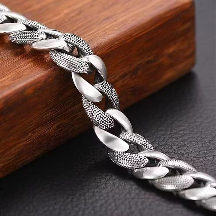WorldNorse Klassisches Dominant Kubanisches Armband