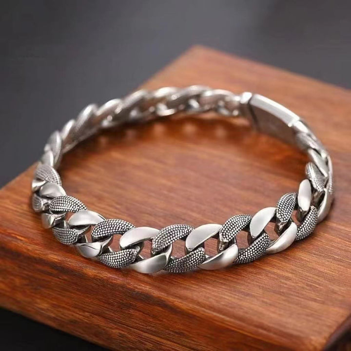 WorldNorse Klassisches Dominant Kubanisches Armband