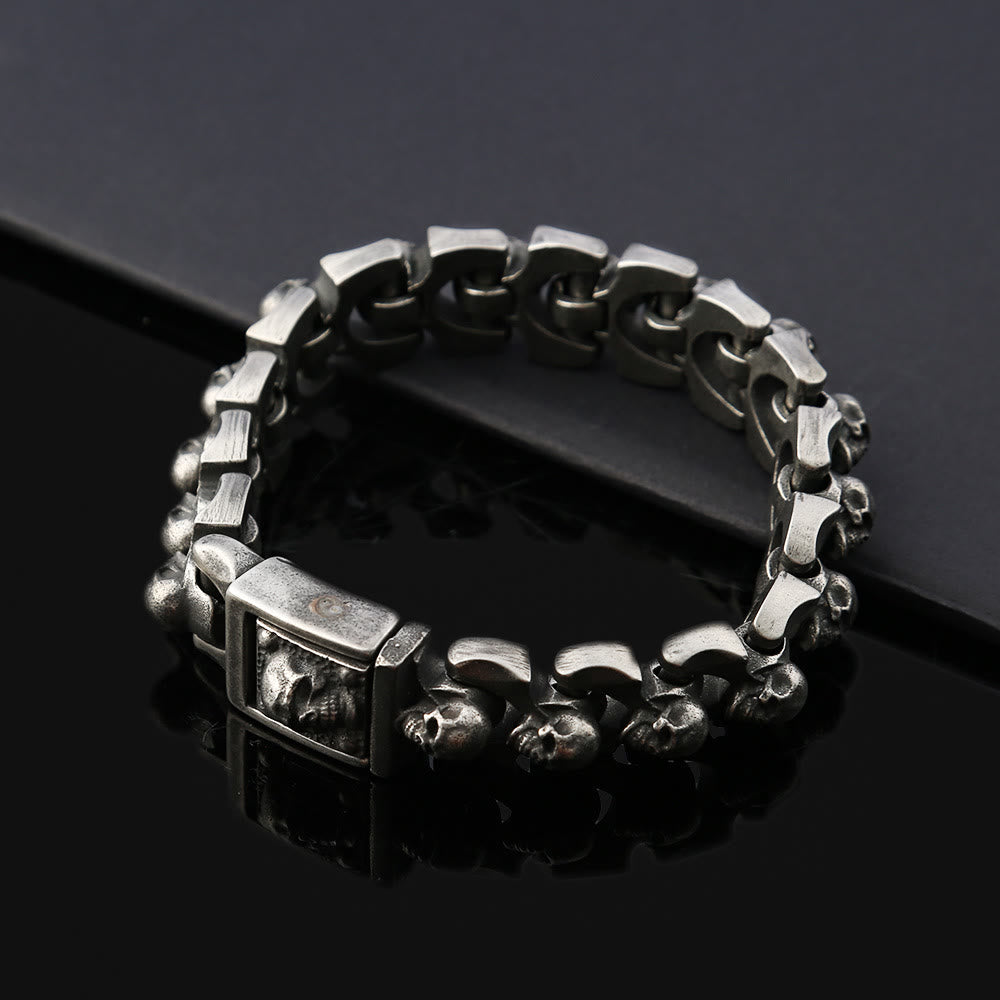 WorldNorse Totenkopf Schweres dominantes Armband