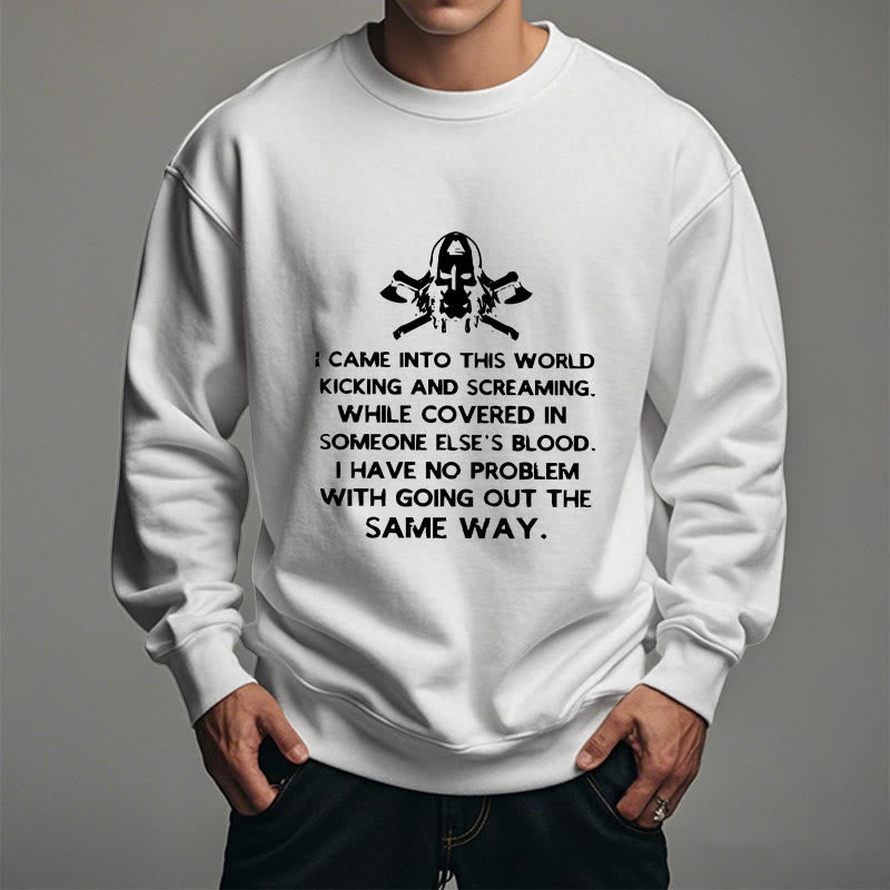 WorldNorse Ich kam in diese Welt Viking Sweatshirt - image 12