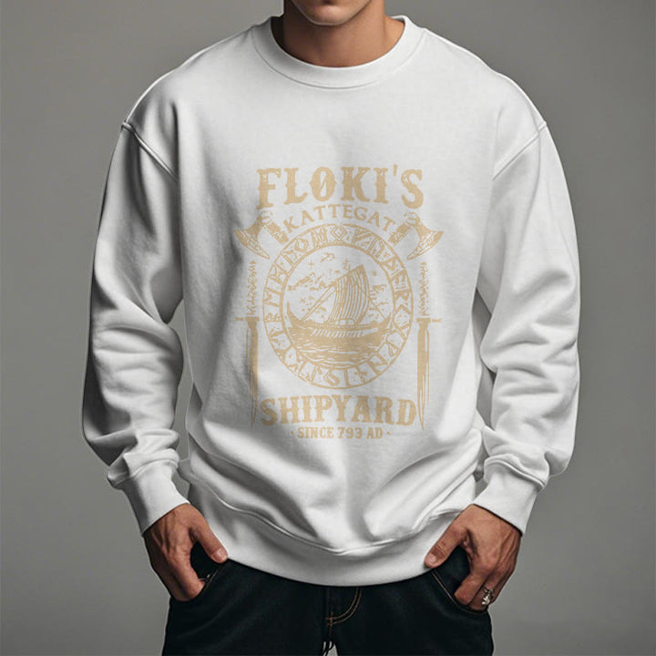 WorldNorse Shipyard Wikingerschiff und Schwert Sweatshirt - image 12