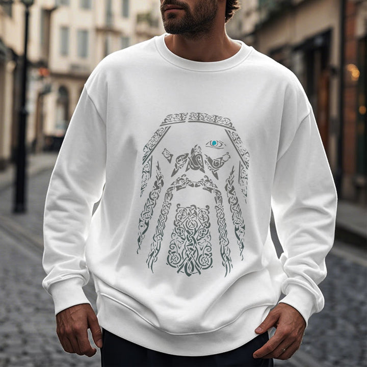 WorldNorse Wikinger-Sweatshirt mit Auge von Odin und Grafik - image 14