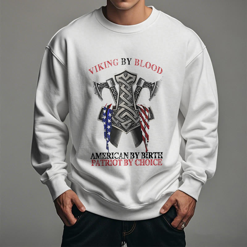 WorldNorse Viking By Blood Mjölnir Axt Keltischer Knoten Sweatshirt - image 12