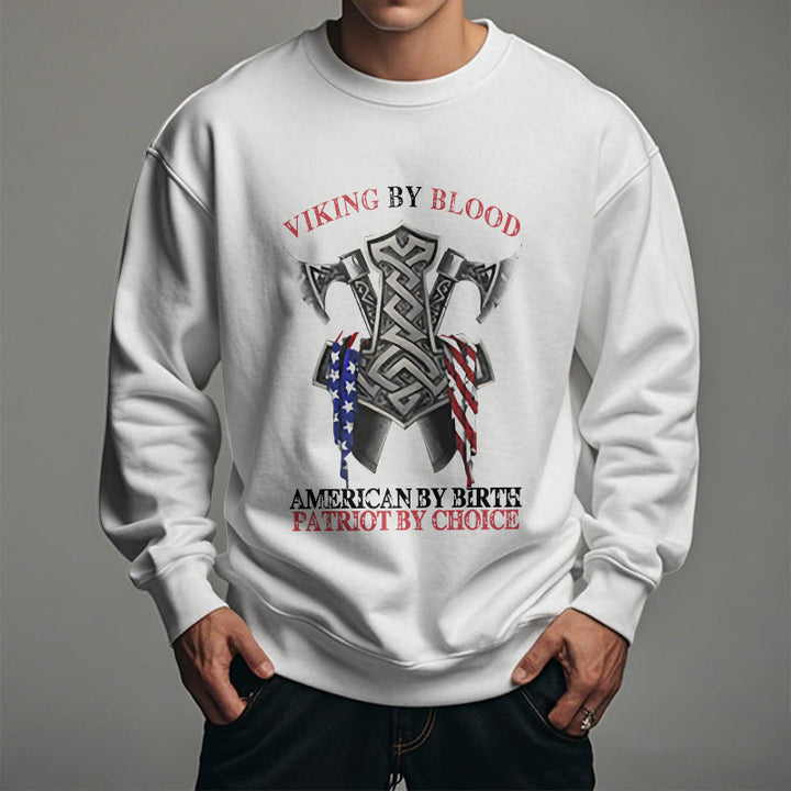 WorldNorse Viking By Blood Mjölnir Axt Keltischer Knoten Sweatshirt - image 12