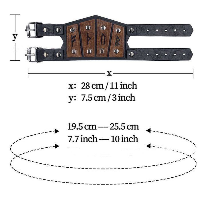 WorldNorse Nordische Runen-Armband