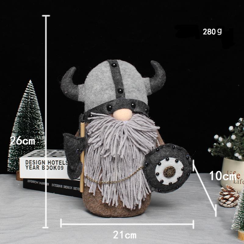 WorldNorse Gnome Nordischer Krieger Plüsch