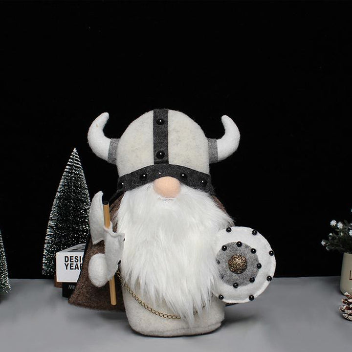 WorldNorse Gnome Nordischer Krieger Plüsch - Weiß - image 5