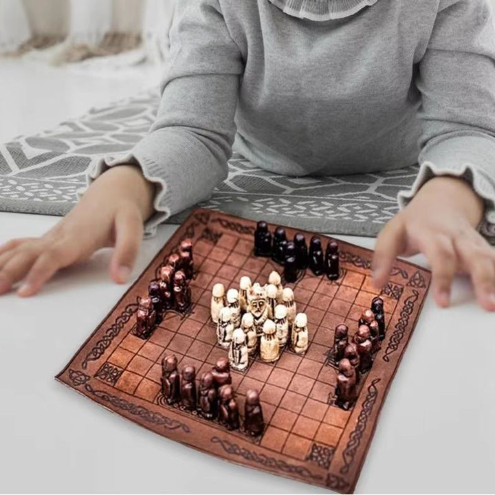 WorldNordisches traditionelles Wikinger-Hnefatafl-Spiel