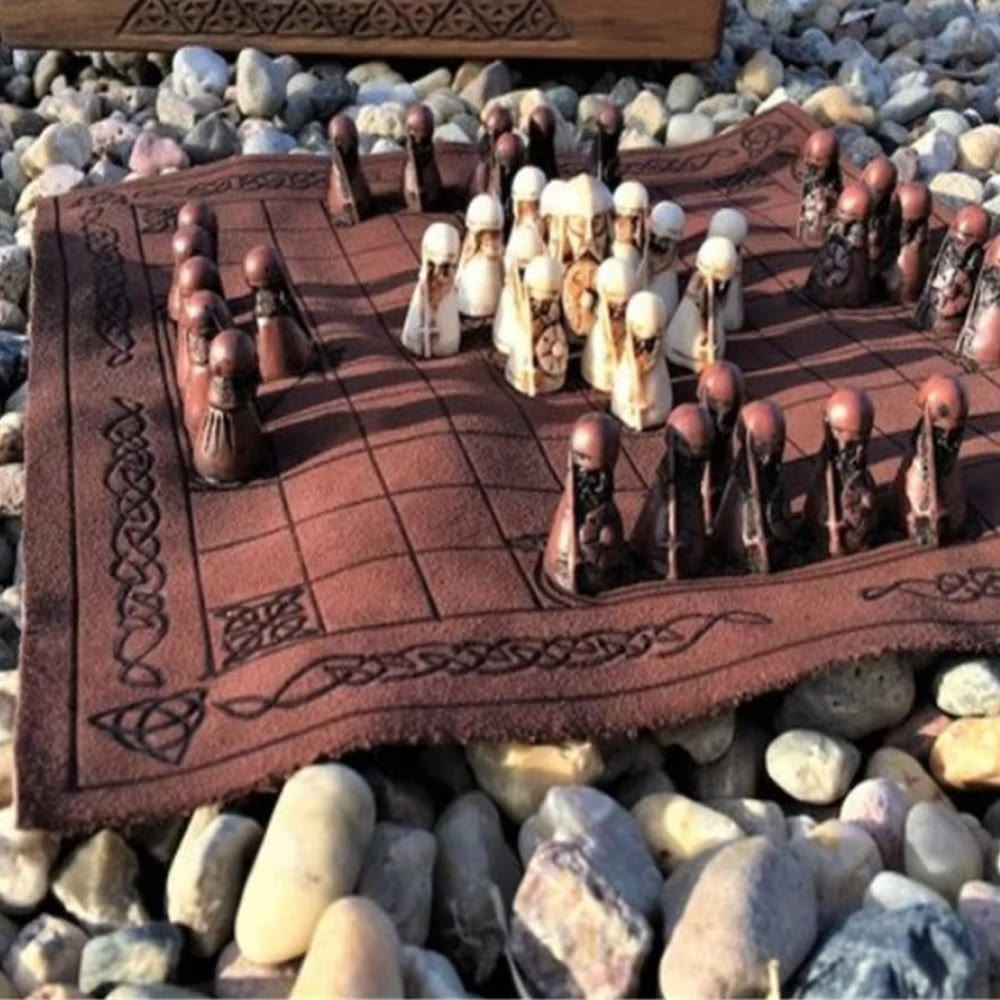 WorldNordisches traditionelles Wikinger-Hnefatafl-Spiel