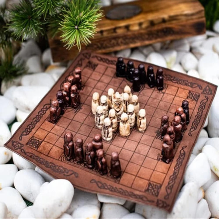 WorldNordisches traditionelles Wikinger-Hnefatafl-Spiel