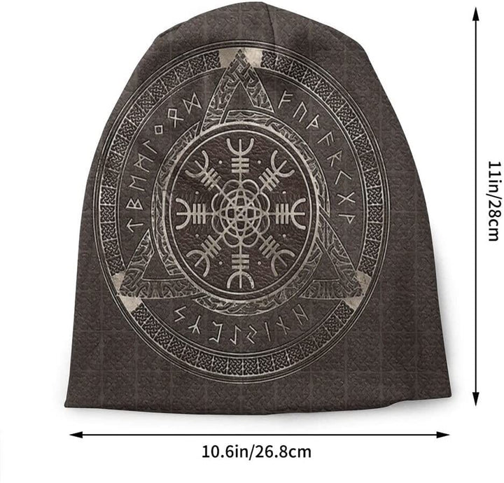 WorldNorse Viking Rune Ägischjalmur Beanie