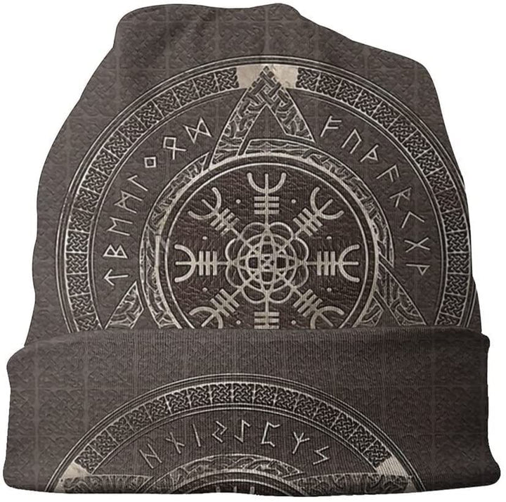 WorldNorse Viking Rune Ägischjalmur Beanie